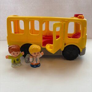 Fisher-Price Little People Sit with Me School Bus, Sings, Talks, Lights Up Toy